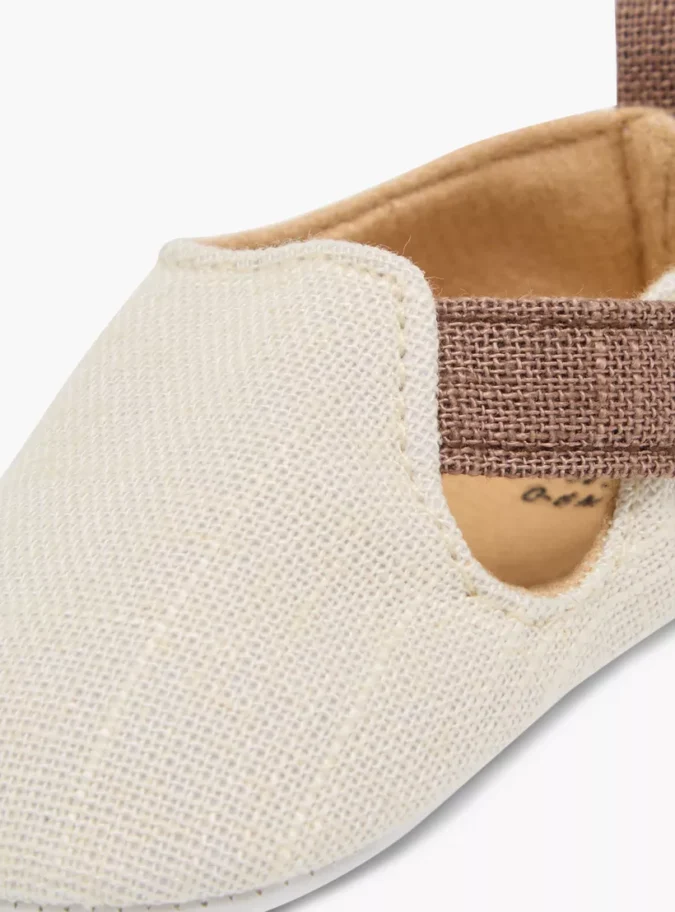 Juniors Textured Booties with Hook and Loop Closure -3