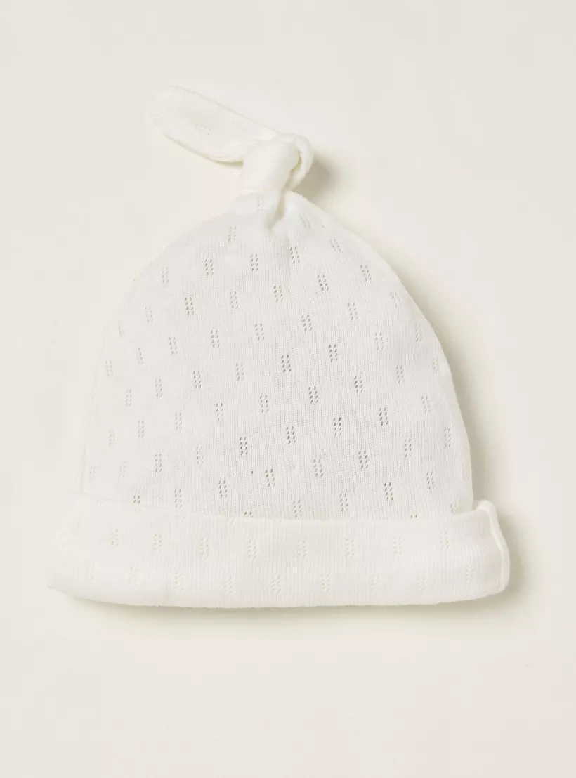 Juniors Textured Cap with Cuffed Hem - Set of 2-4