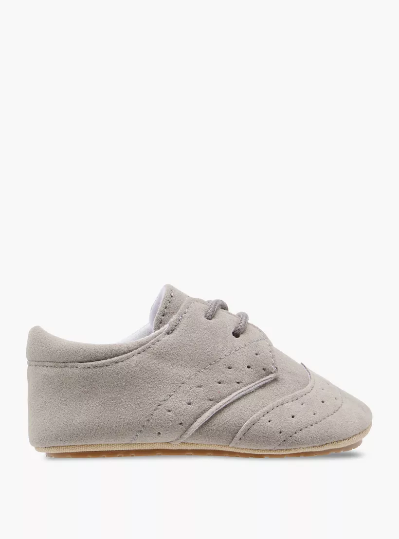 Juniors Textured Lace-Up Booties-3
