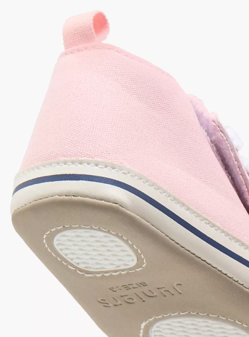 Juniors Textured Lace-Up Booties with Star Detail-4