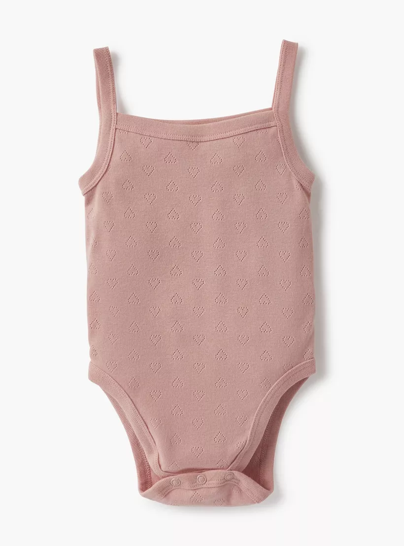 Juniors Textured Sleeveless Bodysuit - Set of 5-2