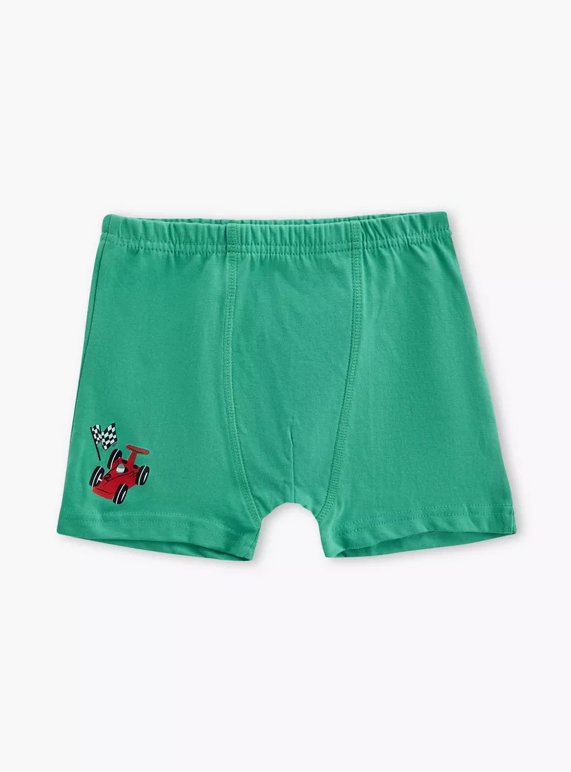 Juniors Vehicle Print Boxers - Set of 5-2