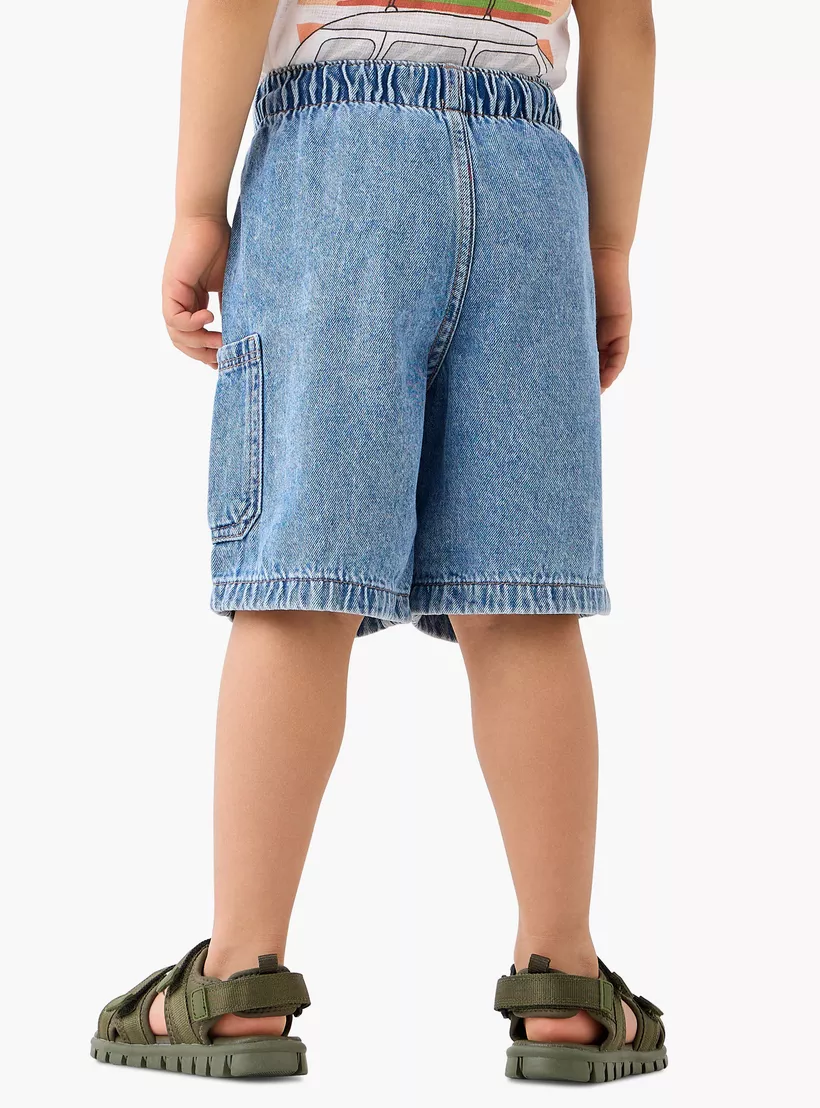 Lee Cooper Boy's Denim Shorts-3