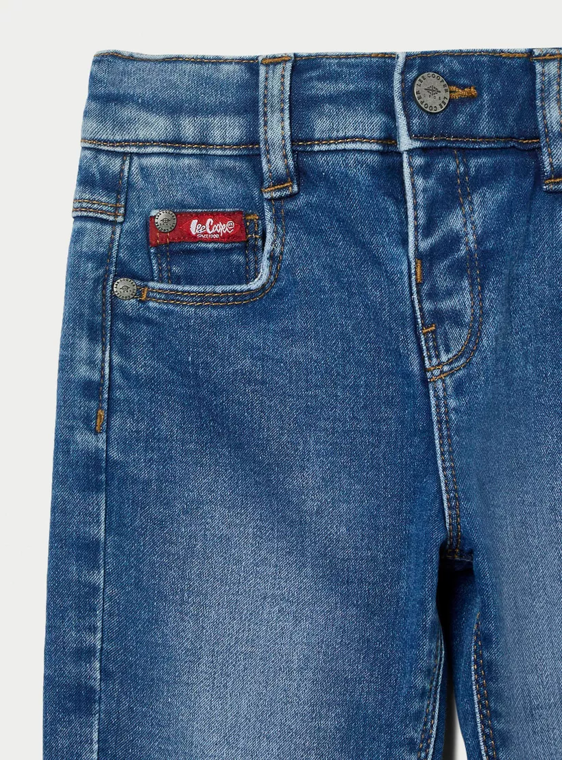 Lee Cooper Boys Slim Fit Solid Jeans-2