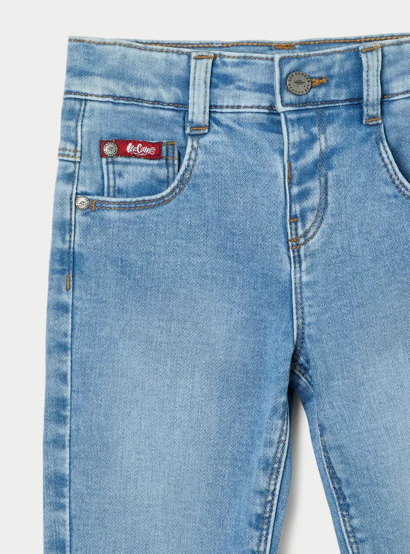 Lee Cooper Boys Slim Fit Solid Jeans-3