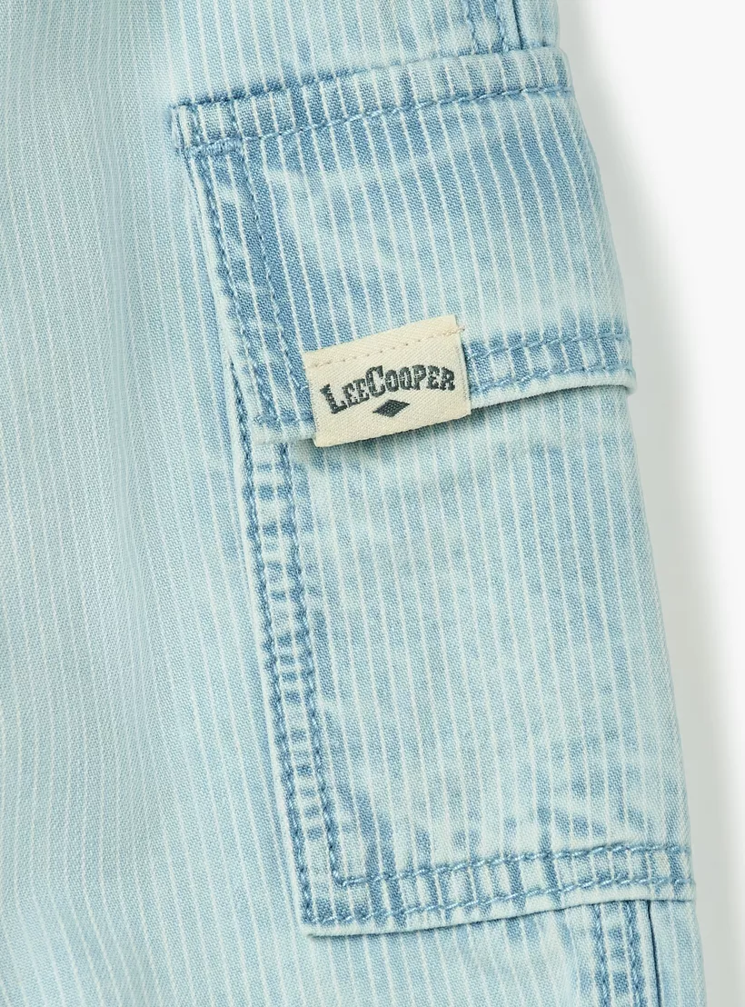 Lee Cooper Striped Boys Regular Fit Jeans-4