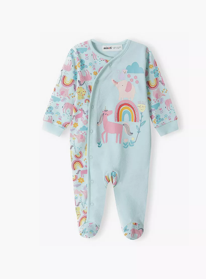Minoti 2-Piece Printed Long Sleeves Sleepsuits-4