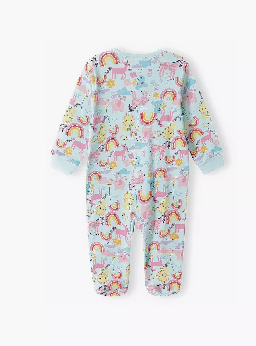 Minoti 2-Piece Printed Long Sleeves Sleepsuits-5