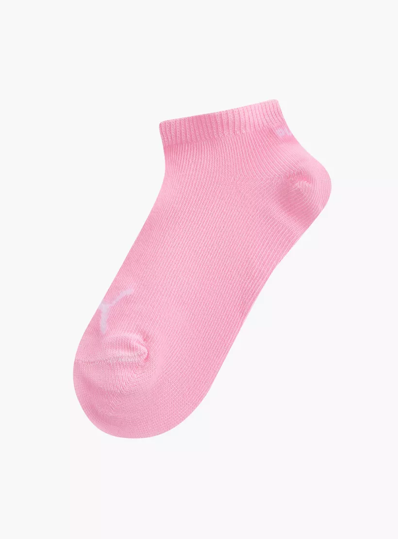 PUMA Logo Print Ankle Length Socks - Set of 3-2