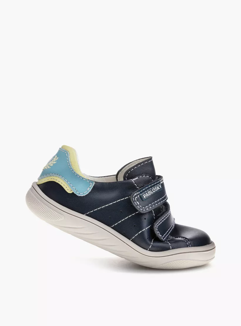 Pablosky Boys' Panelled Booties with Hook and Loop Closure-4