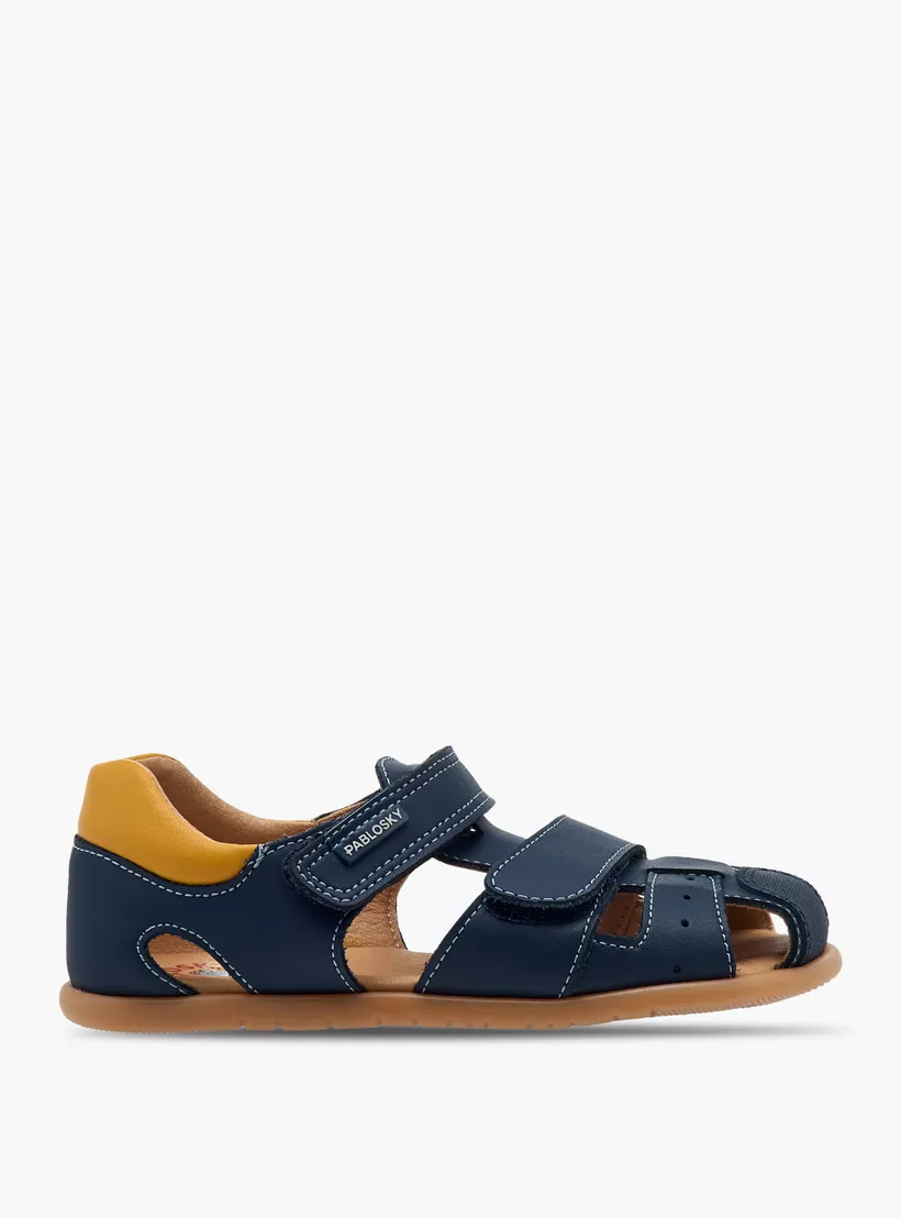 Pablosky Boys' Sandals with Hook and Loop Closure -2