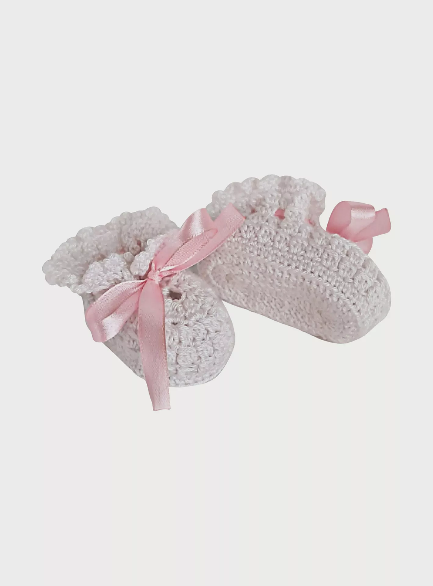 Pikkaboo LittleFeet Handmade Crochet Baby Booties-3