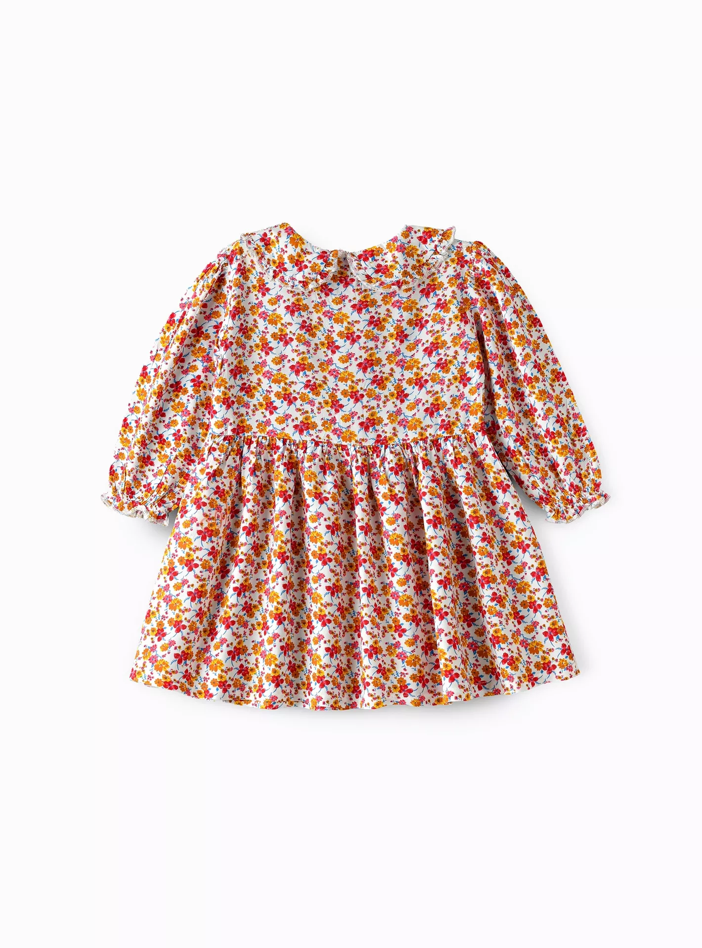 UniqKidz Floral Printed Long Sleeves Dress-2