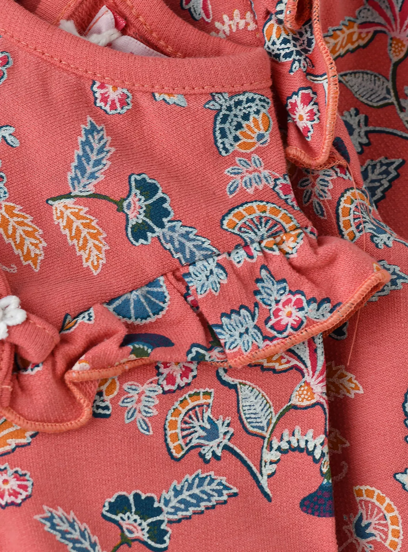 UniqKidz Floral Printed Long Sleeves Top-4