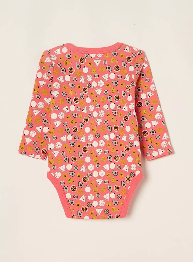 Zippy 5-Piece Printed Long Sleeves Bodysuits -2