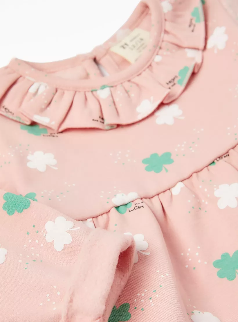 Zippy A-Line Printed Dress-3
