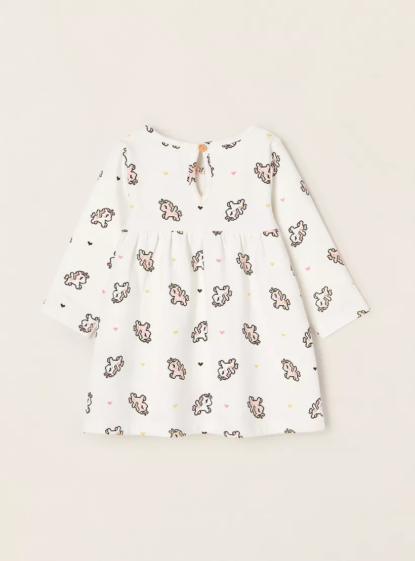 Zippy Printed Dress-2