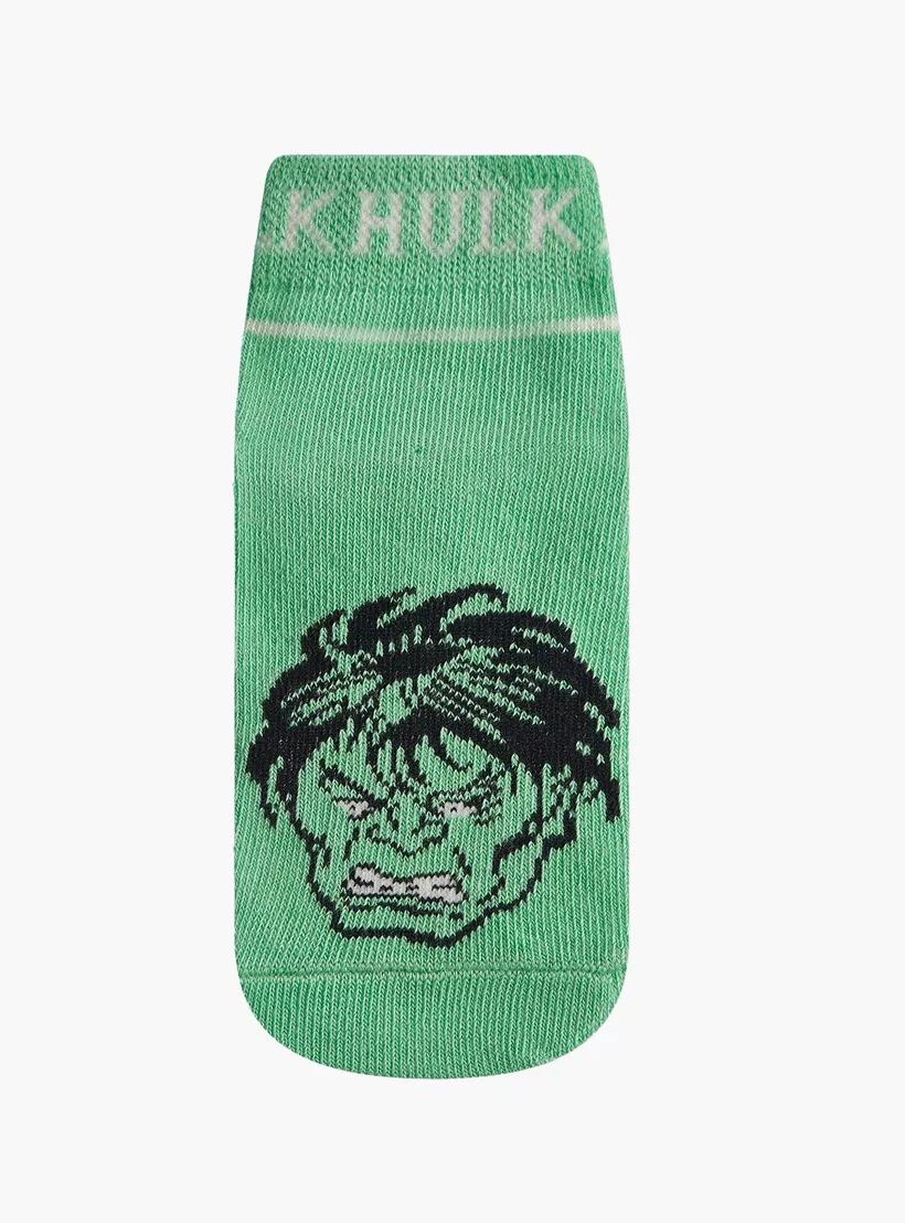 Avengers Print Ankle Length Socks - Set of 3-2