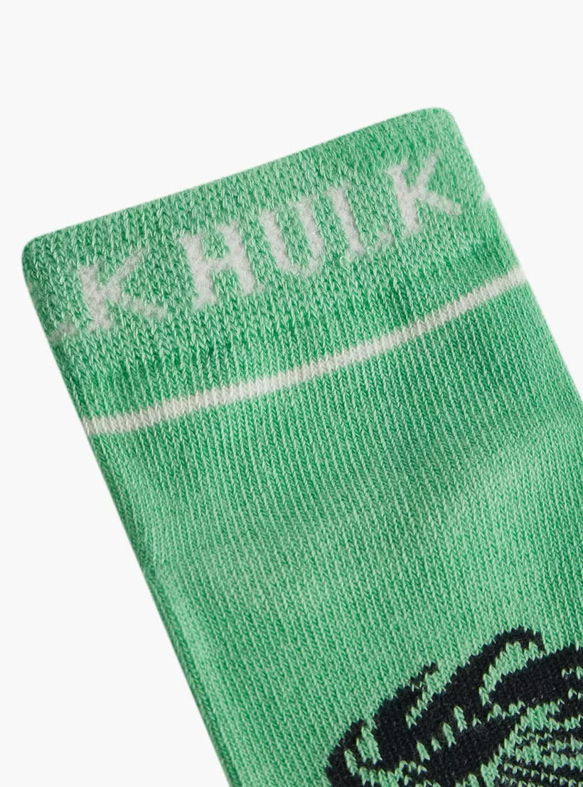 Avengers Print Ankle Length Socks - Set of 3-4