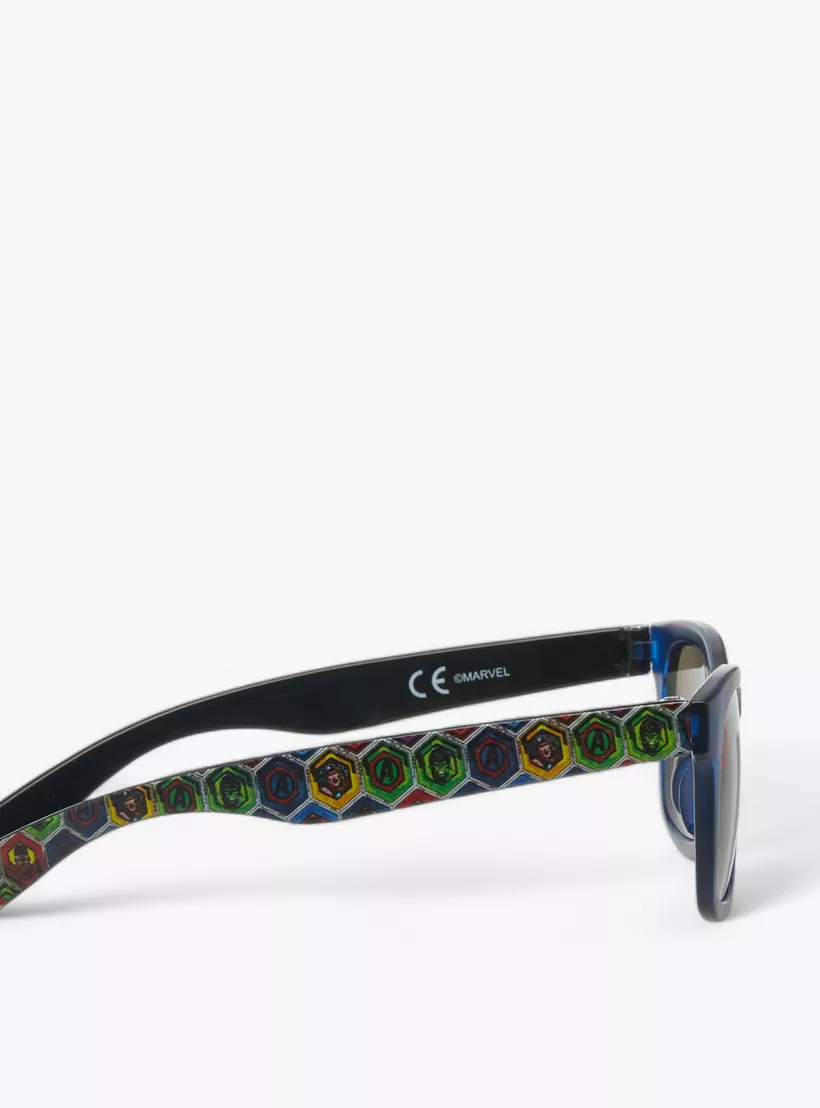 Avengers Print Tinted Lens Full Rim Sunglasses-3