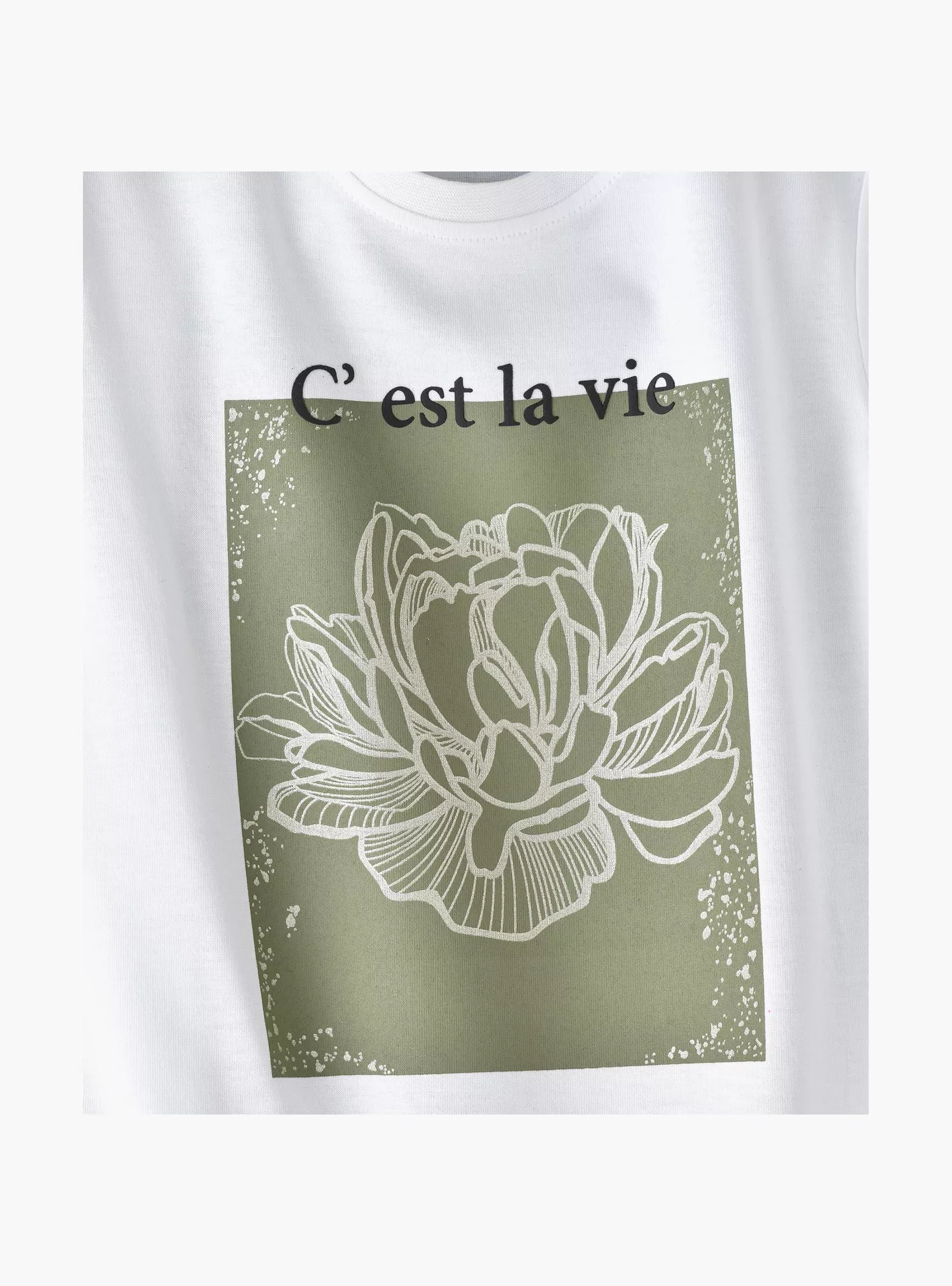 Babyqlo Floral Short Sleeves T-Shirt-4