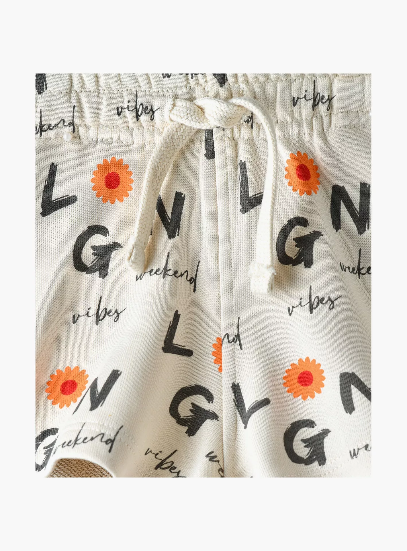 Babyqlo Weekend Vibes Printed Elasticated Shorts-4