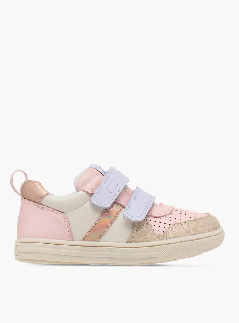 Barefeet Textured Sneakers with Hook and Loop Closure-3