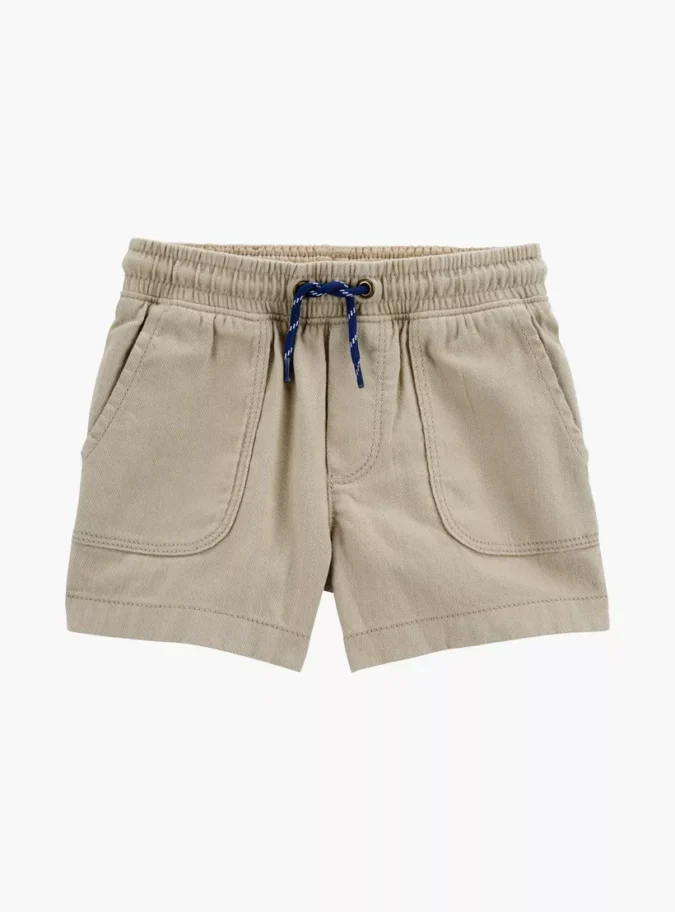 Carter's Solid Elasticated Shorts-1