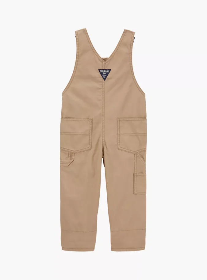Carter's Solid Sleeveless Dungaree-