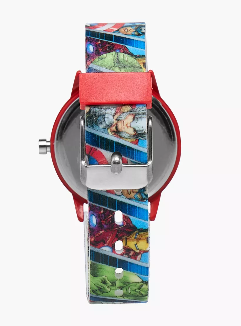 Disney Avengers Print LED Wristwatch-4