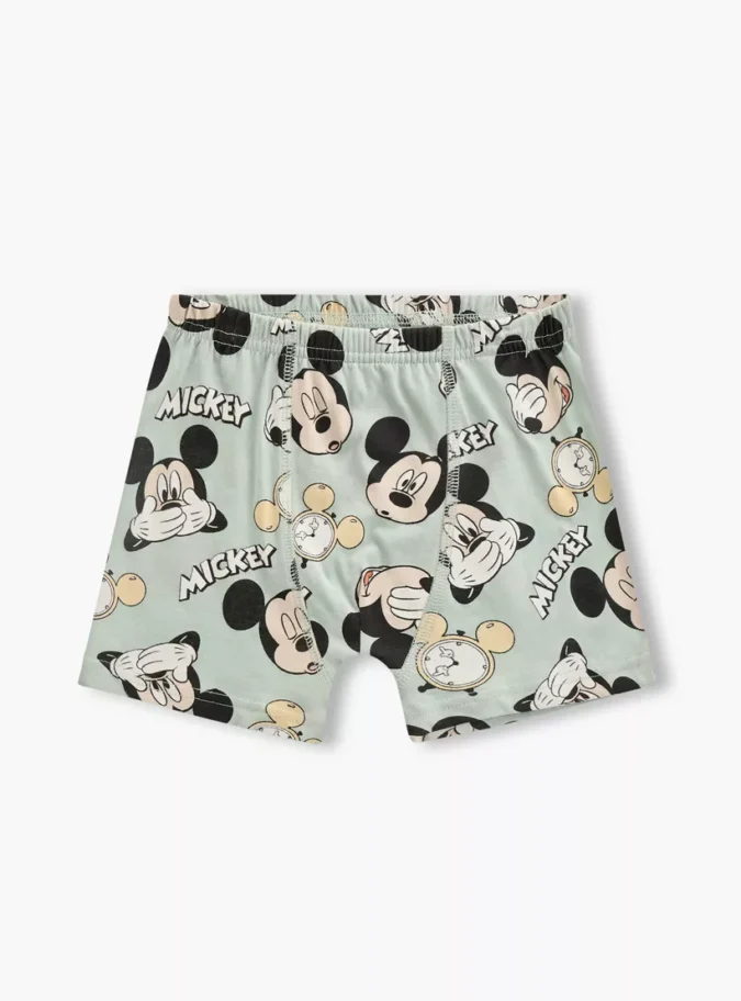 Disney Mickey Mouse Print Boxer Briefs - Set of 3-3