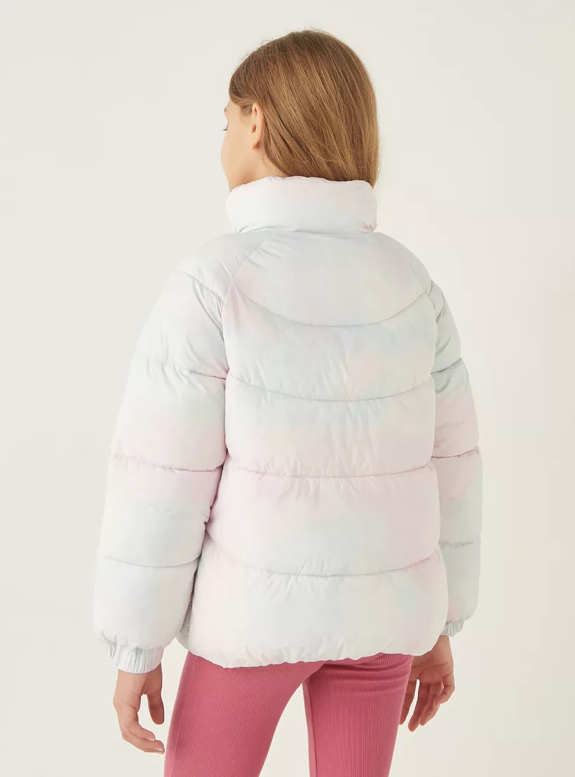 Disney Minnie Mouse Puffer Heavy Jacket with Zip Closure-3