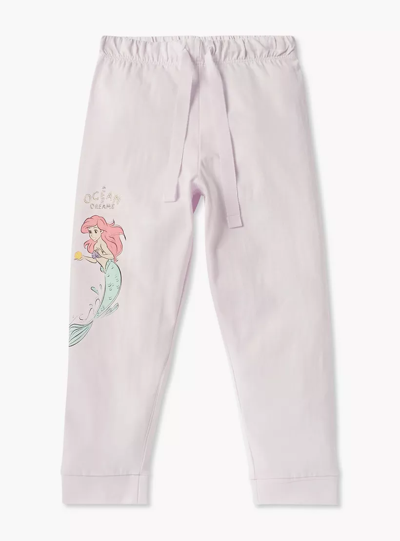 Disney Princess Print T-shirts and Pyjamas - Set of 2-5