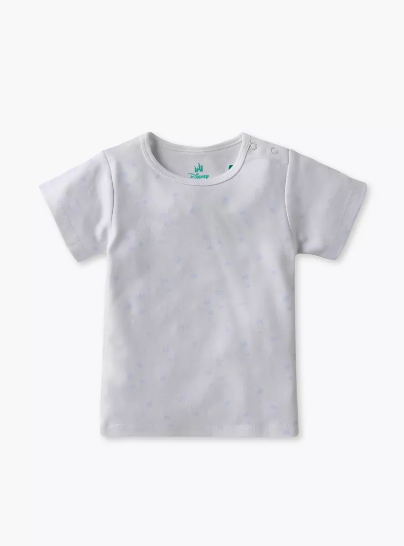 Disney Stitch Print Dungaree and T-shirt Set-2