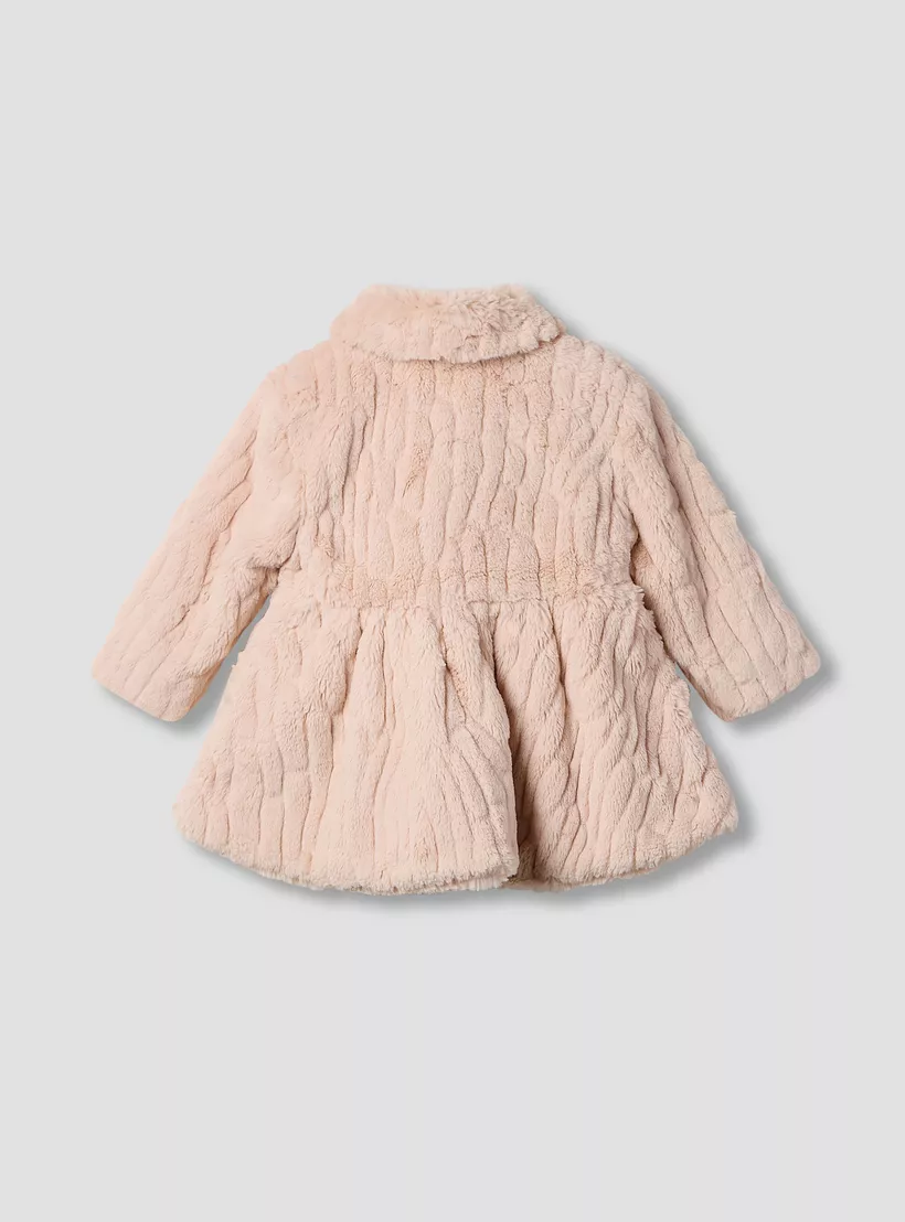 Eligo Bow Accent Collared Jacket with Long Sleeves-2