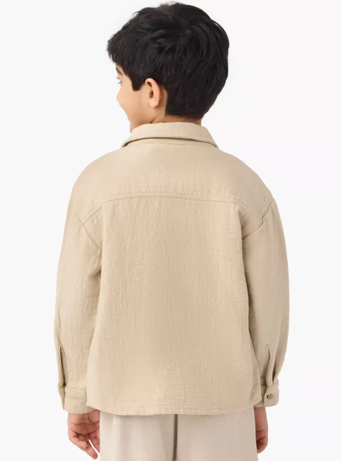 Eligo Textured Shirt with Long Sleeves-2