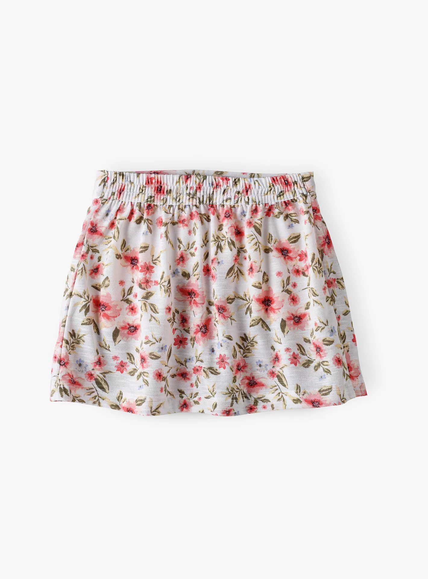 Floral Printed Elasticated Skirt-2