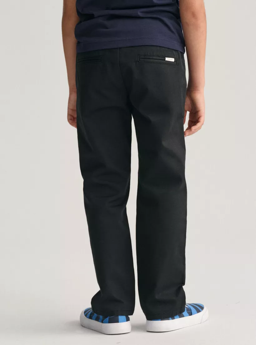 GANT Solid Chinos Trousers-2