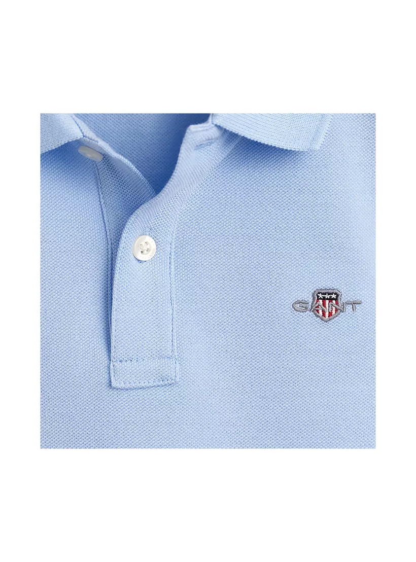 GANT Solid Short Sleeves Polo T-Shirt -2