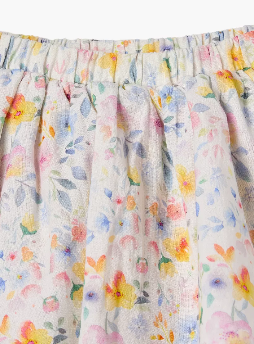 Giggles Floral Print Skort-3