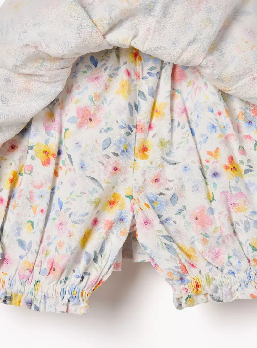 Giggles Floral Print Skort-4