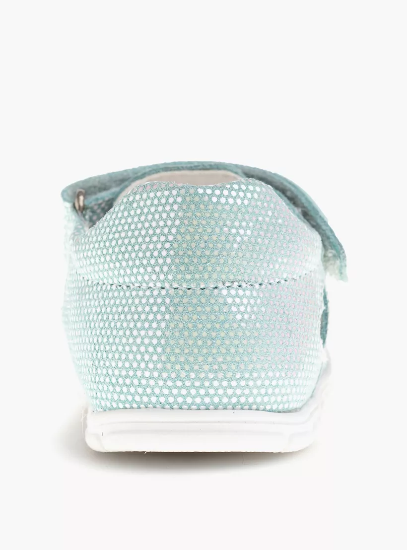 Girls' Textured Booties with Hook and Loop Closure-2