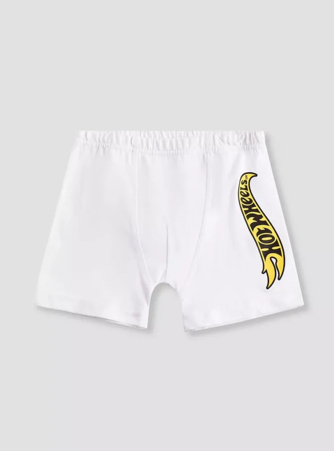 Hot Wheels Print Boxer with Elasticated Waistband - Set of 3-3