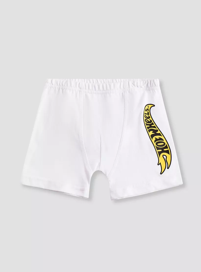 Hot Wheels Print Boxer with Elasticated Waistband - Set of 3-3