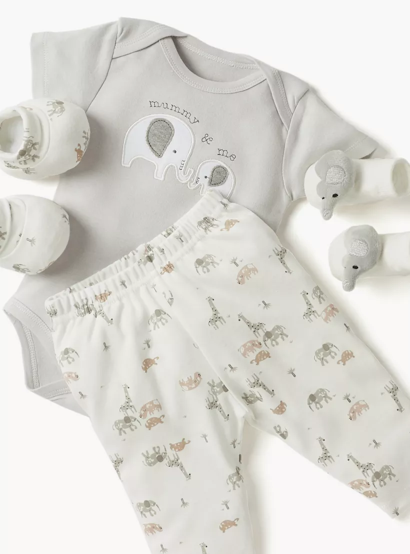 Juniors 8-Piece Duck Print Clothing Gift Set-4
