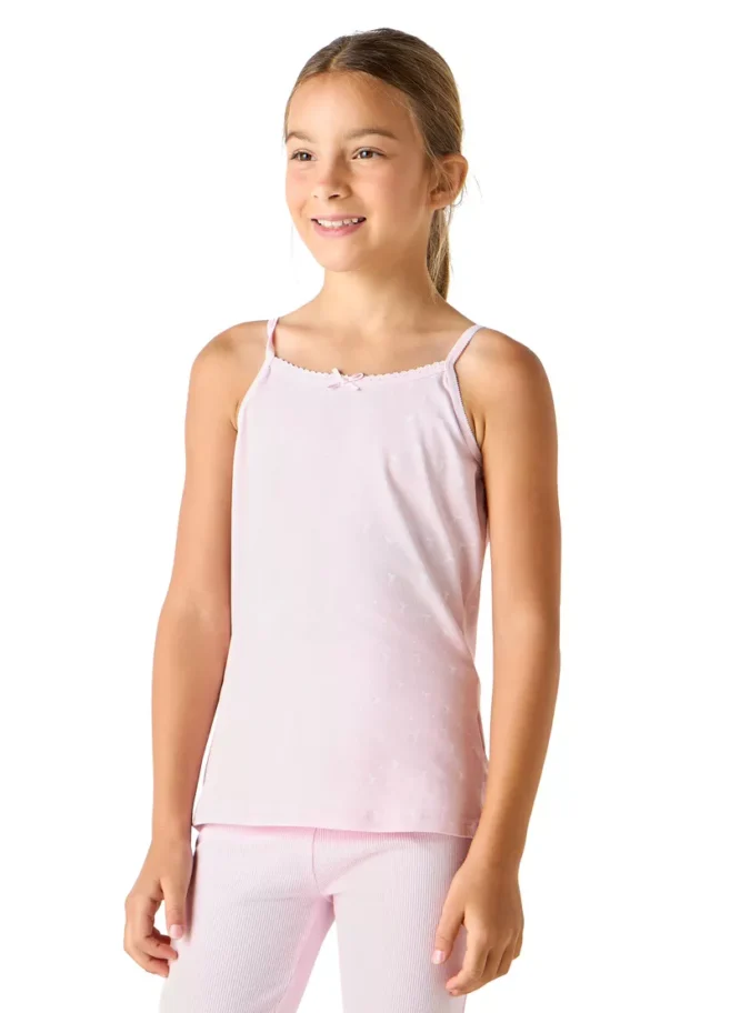 Juniors Assorted Camisole with Bow Detail - Set of 3-