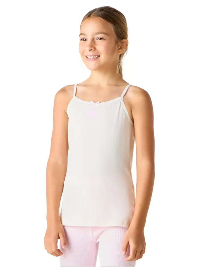 Juniors Assorted Camisole with Bow Detail - Set of 3-2