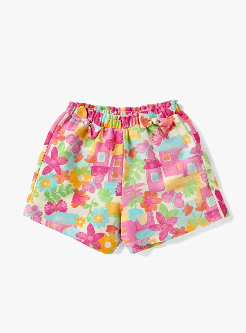 Juniors Assorted Shorts with Bow Detail and Elasticated Waist - Set of 2-3