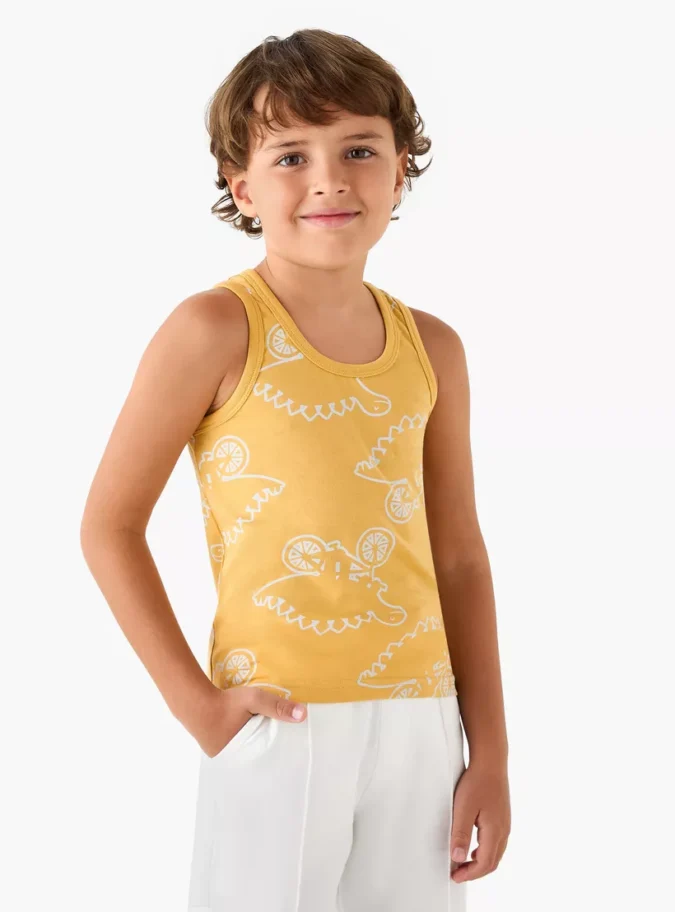 Juniors Dinosaur Print Vest - Set of 7-4