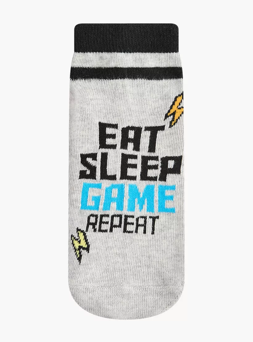 Juniors Gamer Print Ankle Length Socks - Set of 3-2